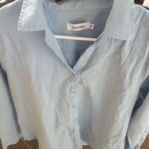Stylish Saovere Light Blue Shirt